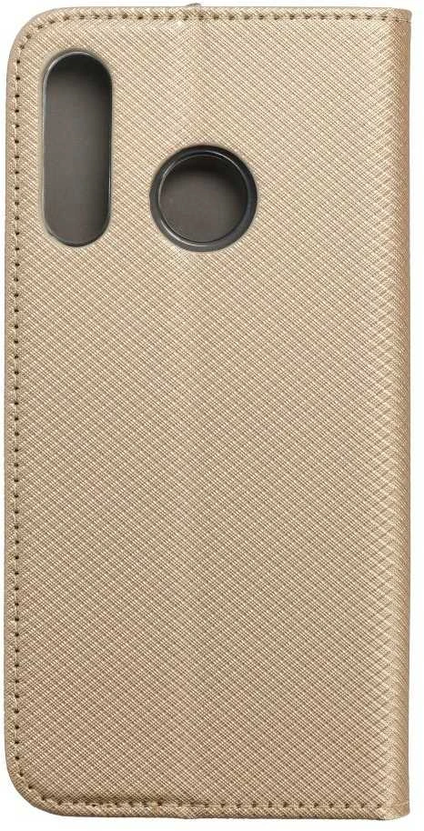 OEM atverčiamas dėklas Huawei P30 LITE Smart Case Book auksinis