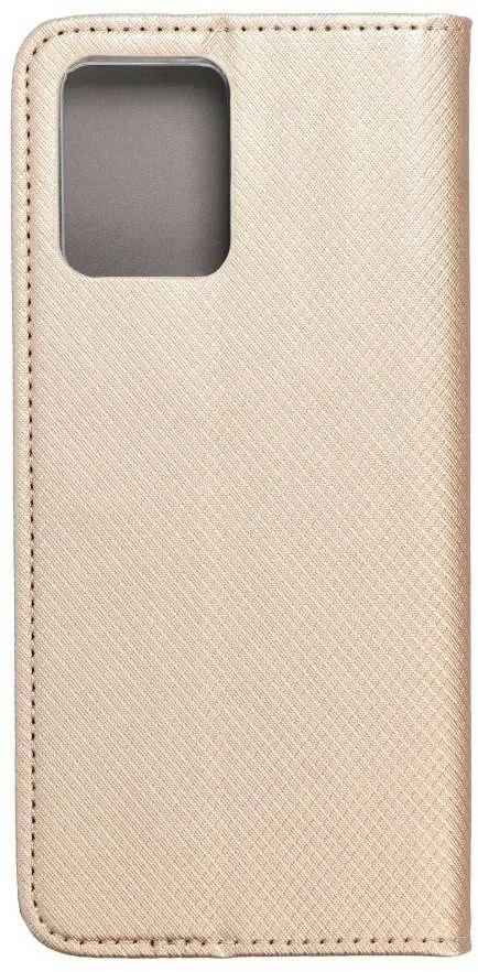 OEM atverčiamas dėklas Motorola G53 5G Smart Case Book auksinis