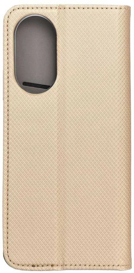 OEM atverčiamas dėklas Oppo A58 Smart Case Book auksinis