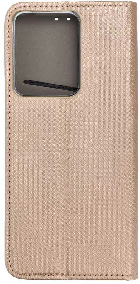 Atverčiamas dėklas, skirtas Realme 14T 5G Smart Case Book auksinis