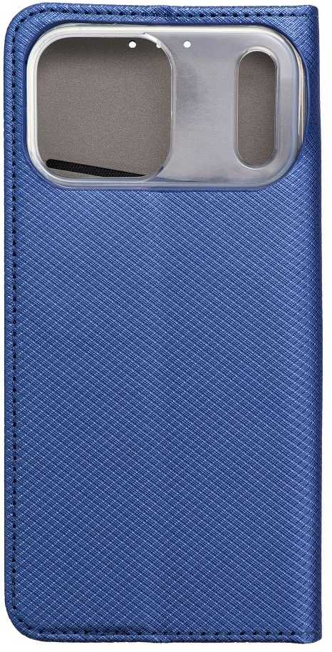 Dėklas Oem Flip case, skirtas iPhone 17 PRO MAX / 18 PRO MAX Smart Case Book, tamsiai mėlynas
