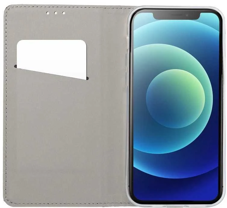 Atverčiamas dėklas, skirtas Realme C75 Smart Case Book, tamsiai mėlynas