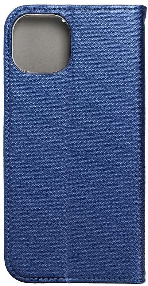 OEM atverčiamas dėklas, skirtas iPhone 15 PLUS, Smart Case Book, tamsiai mėlynas