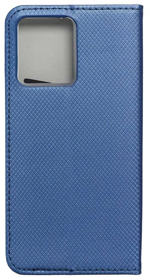 OEM atverčiamas dėklas Motorola EDGE 40 NEO Smart Case Book, tamsiai mėlynas