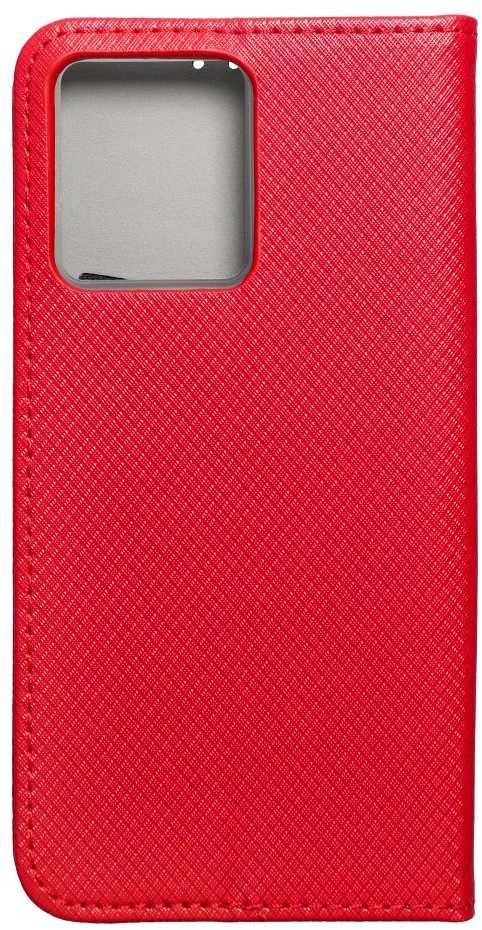 Oem Originalus atverčiamas dėklas Motorola EDGE 40 NEO Smart Case Book, raudonas