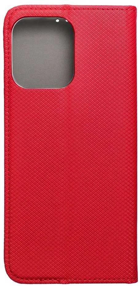 OEM atverčiamas dėklas Motorola G75 Smart Case Book, raudonas