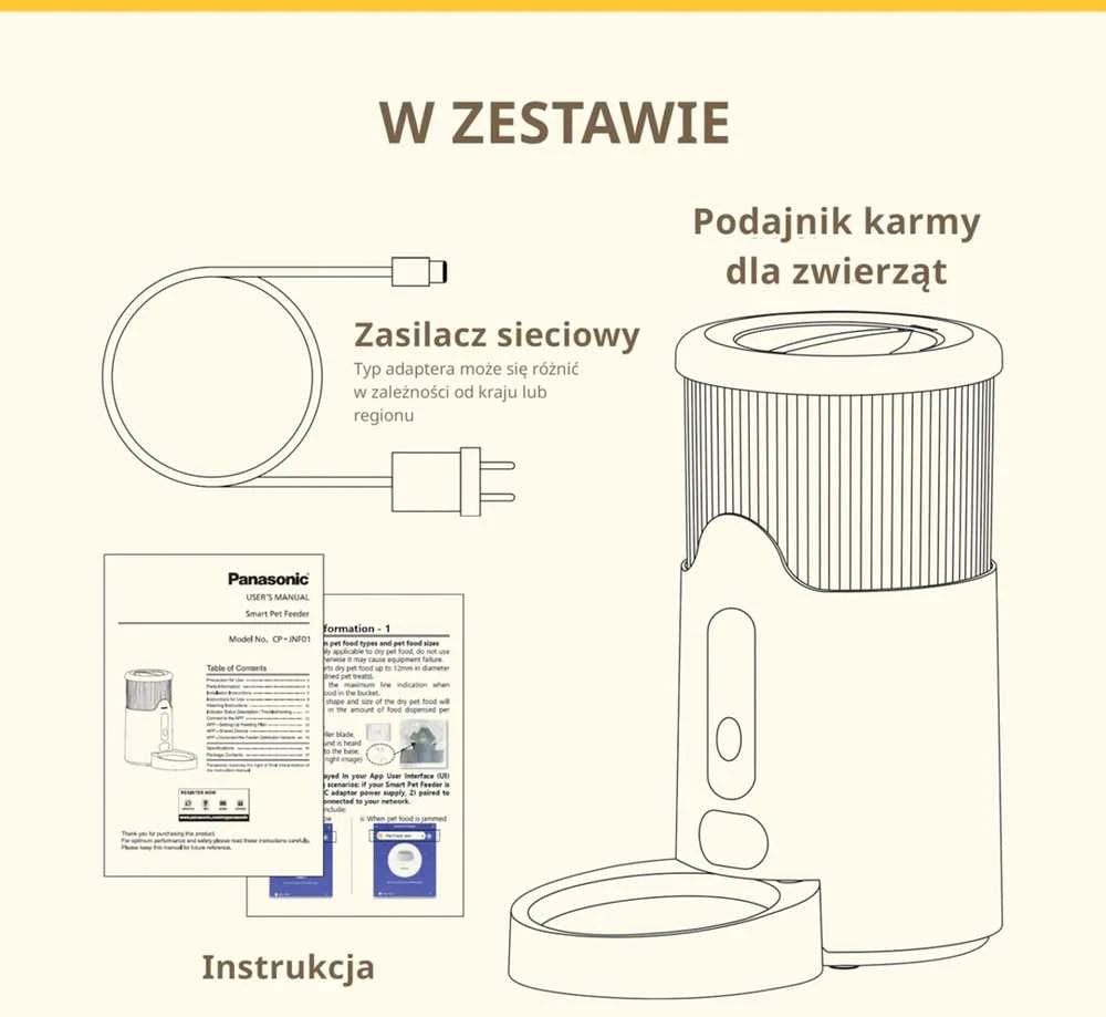 SMART HOME PET FEEDER/CP-JNF01CW PANASONIC
