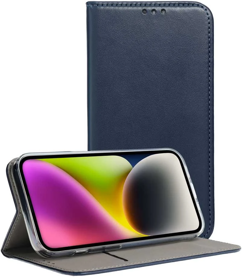 Dėklas Oem Flip case for iPhone 17 / 18 Smart Magneto navy mėlynas