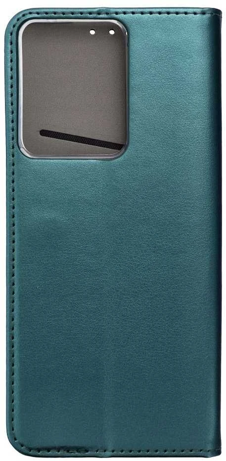 Dėklas Flip case for Realme 14 5G Smart Magneto dark žalias