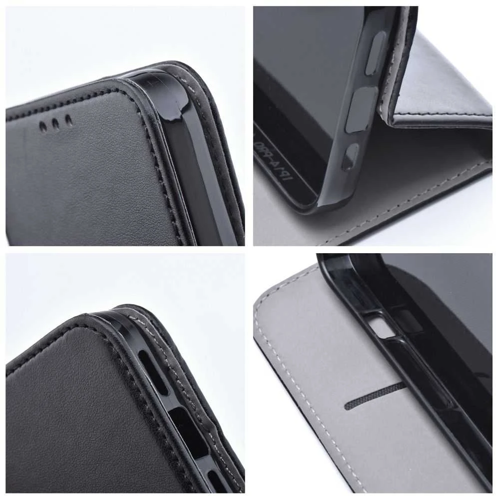 Dėklas Flip case for Realme NOTE 60 Smart Magneto juodas
