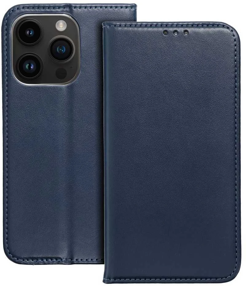 Dėklas Oem Flip case for iPhone 17 / 18 Smart Magneto navy mėlynas
