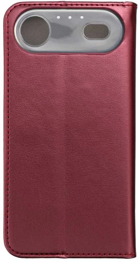 OEM atverčiamas dėklas, skirtas iPhone 17 AIR Smart Magneto, bordo spalvos
