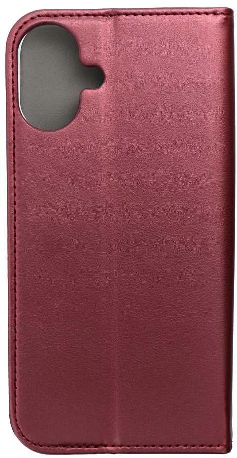 OEM atverčiamas dėklas, skirtas iPhone 16 PLUS Smart Magneto bordo spalvos