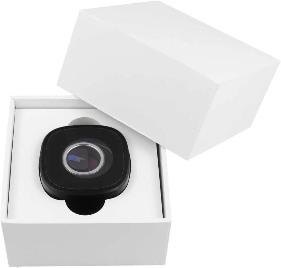 OEM Smart Ring R8 - išmanusis keraminis žiedas su įkrovimo dėžute, 18 mm, juodas