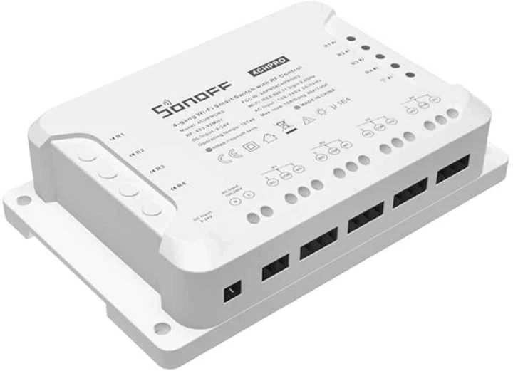 Sonoff PRO R3 4-kanalų išmani relė valdoma WiFi + RF - 230VAC 2200W