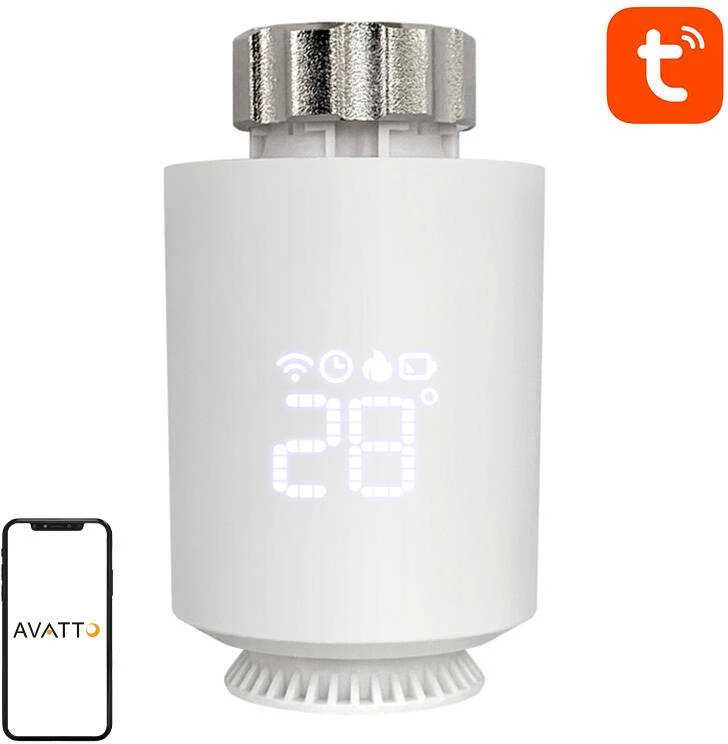 Avatto TRV06 Zigbee išmanusis radiatoriaus vožtuvas termopavara TUYA