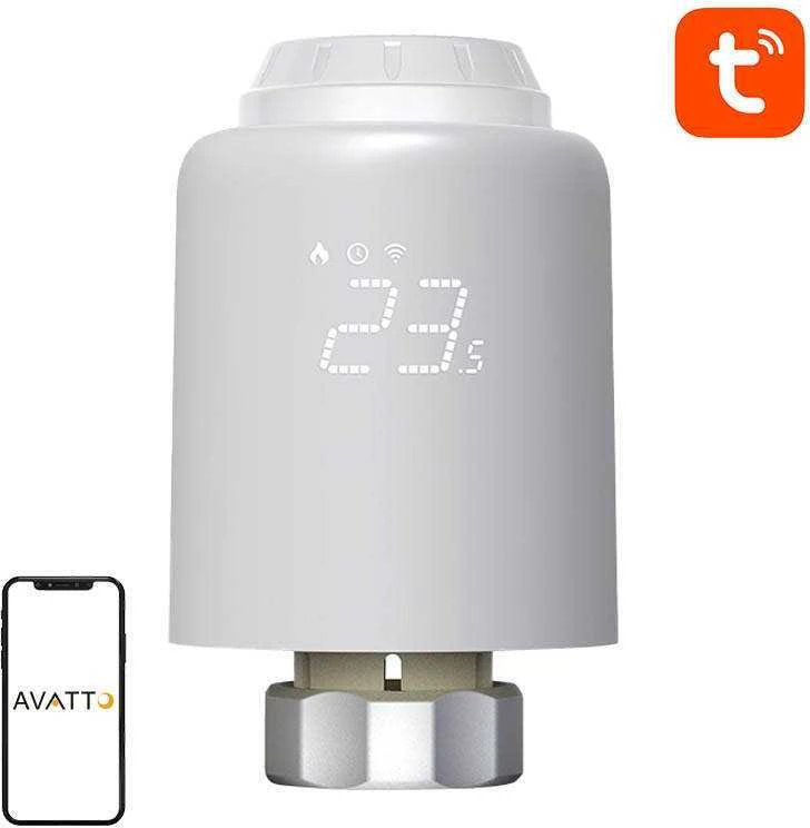 Išmanusis termostato radiatoriaus vožtuvas Avatto TRV07 Zigbee 3.0 TUYA