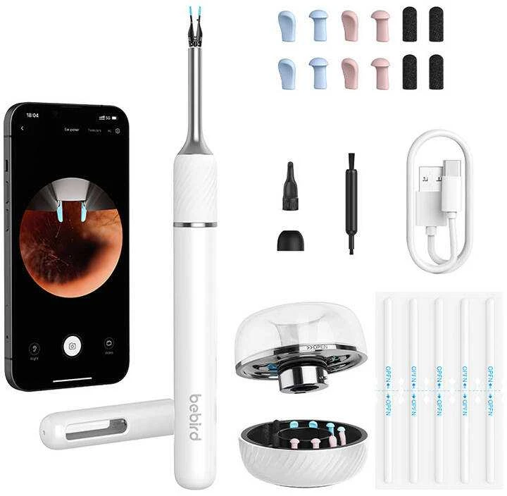 Smart Visual Ear-Clean Rod Bebird Note 5 pro - baltas