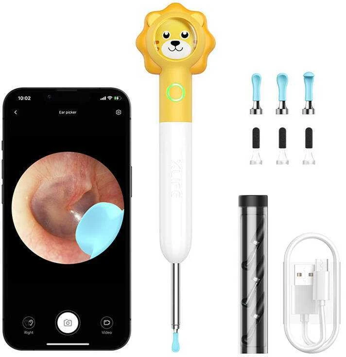 Smart Visual Ear-Clean strypas Xlife Q3 (geltonas)