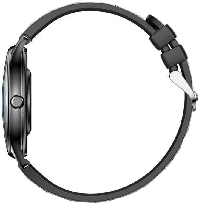 Išmanusis laikrodis COLMI L28 Smart Watch (juodas silicone + juodas leather strap)