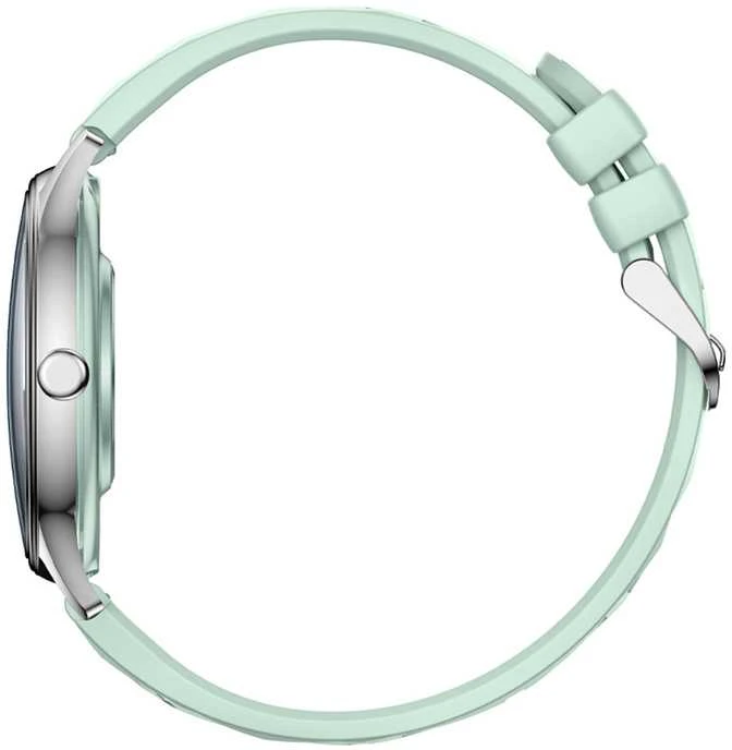Išmanusis laikrodis COLMI L28 Smart Watch (Sidabrinis-žalias + žalias leather strap)