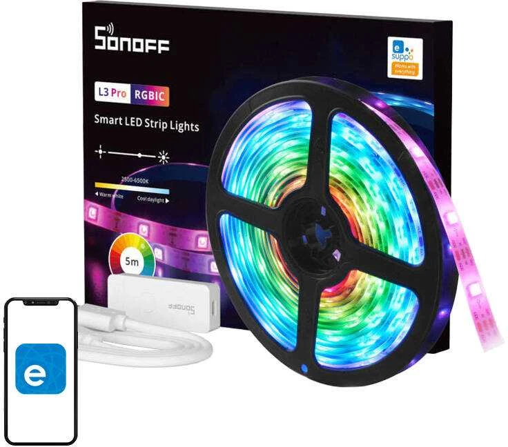 Išmanioji LED šviesos juosta Sonoff L3 Pro - 5m