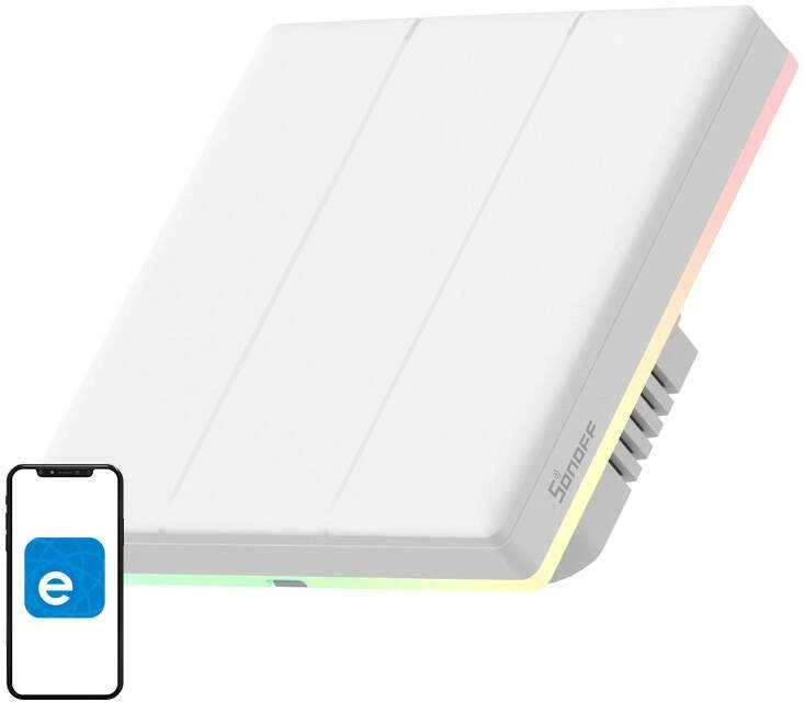 Sonoff TX Ultimate WiFi eWelink remote jutiminis 3 kanalų jungiklis