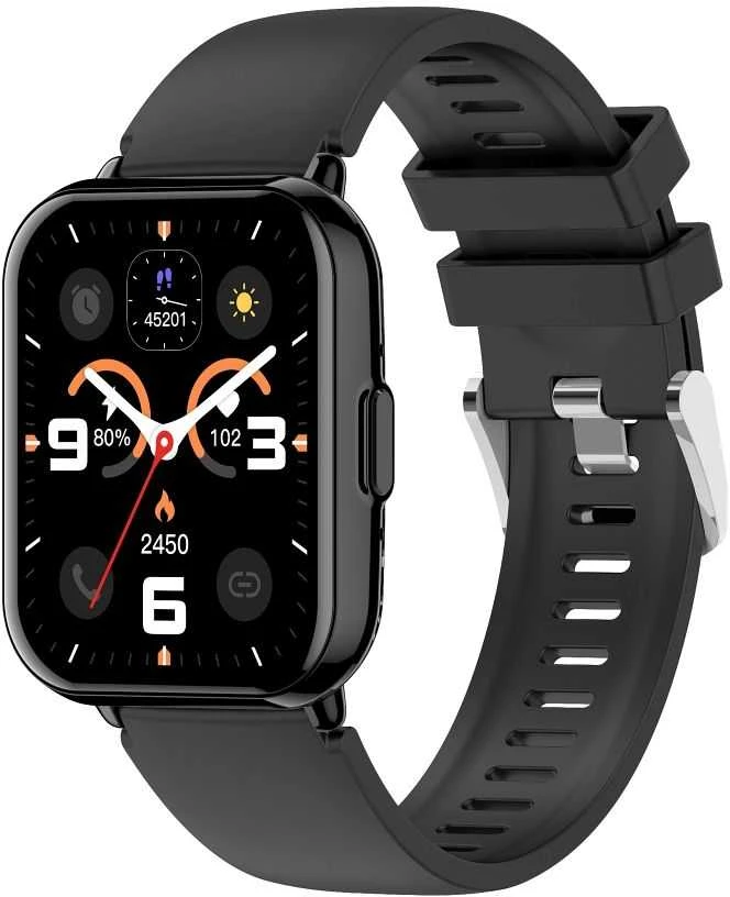 Išmanusis laikrodis TITMO E-100 (TFT, bluetooth call) juodas