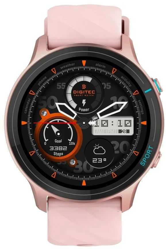Išmanusis laikrodis TITMO O-100 (TFT, bluetooth call) pink