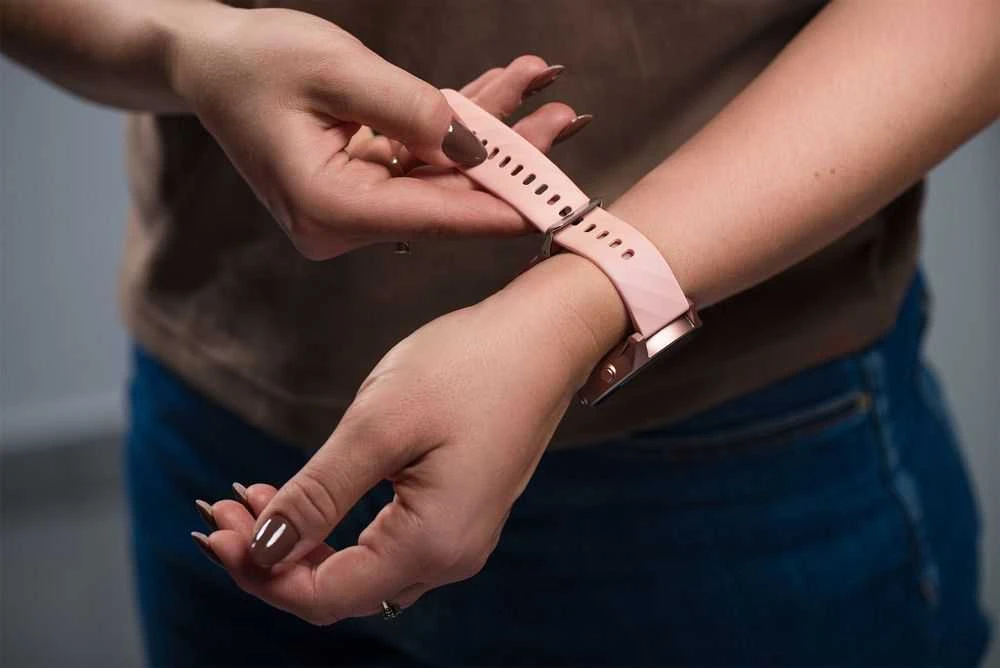 Išmanusis laikrodis TITMO O-100 (TFT, bluetooth call) pink