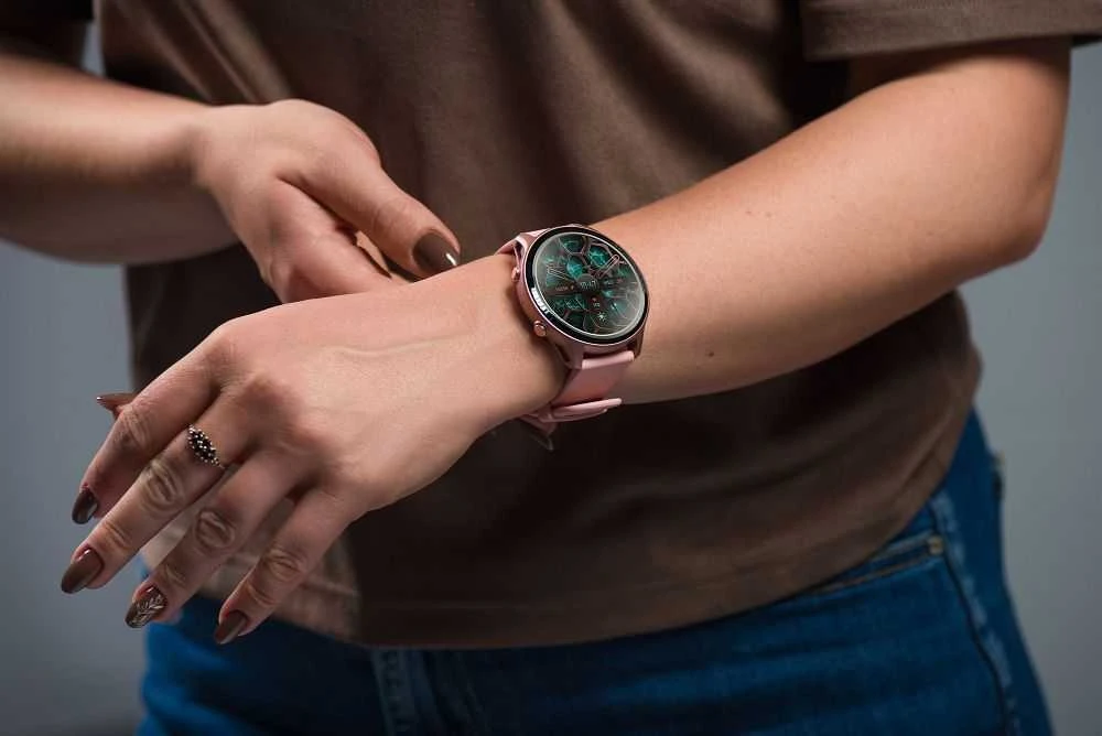 Išmanusis laikrodis TITMO O-100 (TFT, bluetooth call) pink