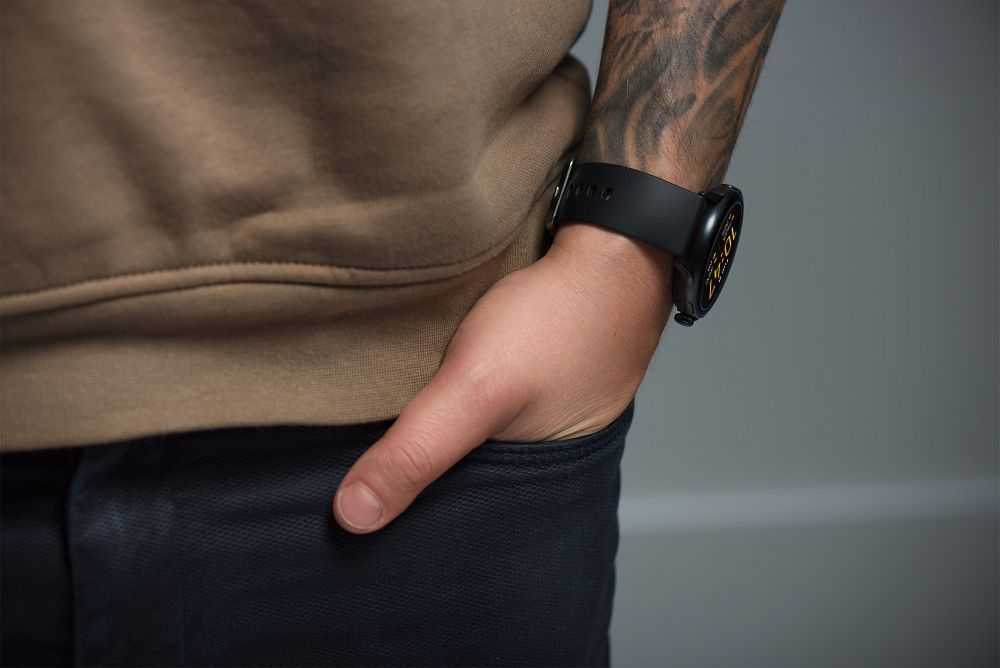 Išmanusis laikrodis TITMO O-150 (AMOLED, bluetooth call) juodas