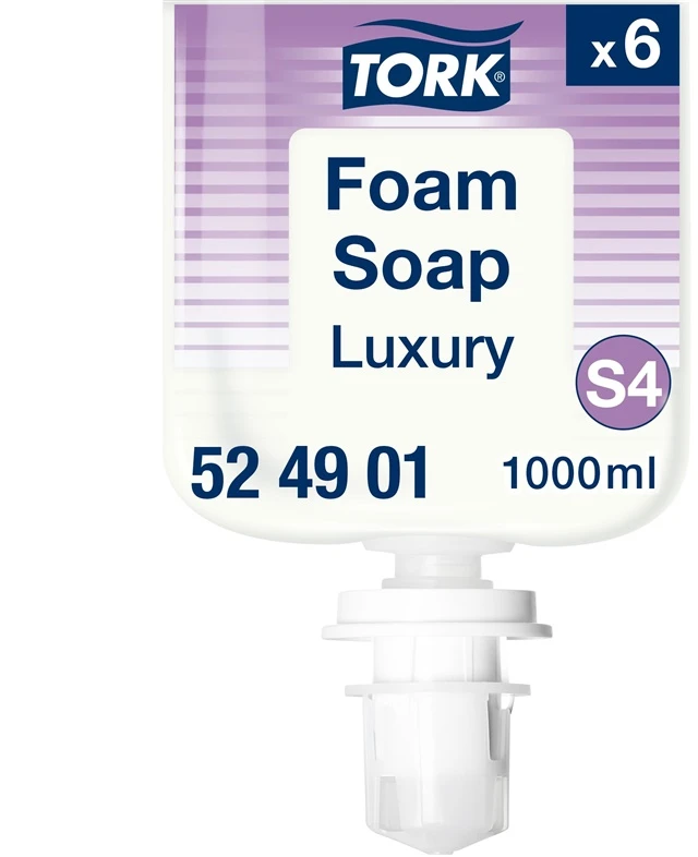 Muilo putos TORK LUXURY SOFT FOAM S4, 1 l, 524901