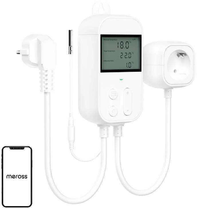 Meross MTS960HK išmanus Wifi termostatas šildymui/ šaldymui