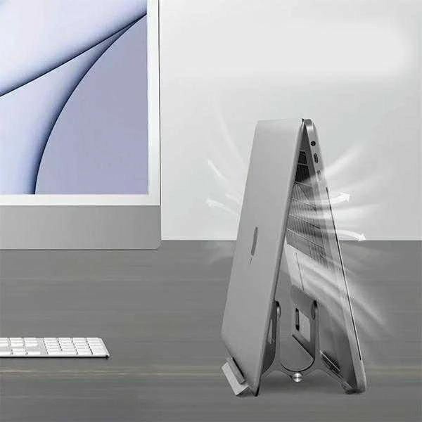 SODI Gravity Stand for MacBook SMS-300 sidabrinis