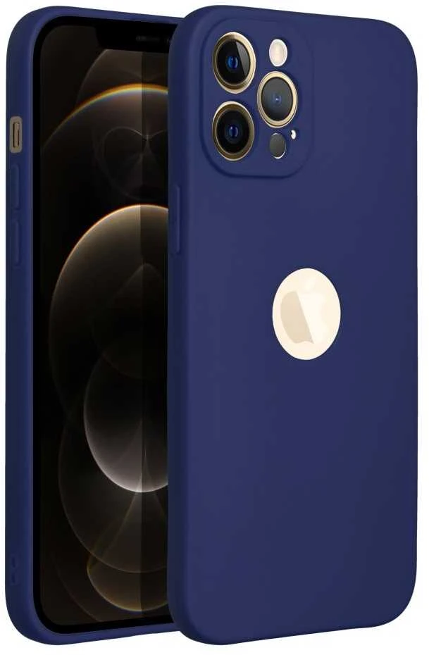 Dėklas Forcell Oem Case for iPhone 12 PRO MAX Soft dark mėlynas