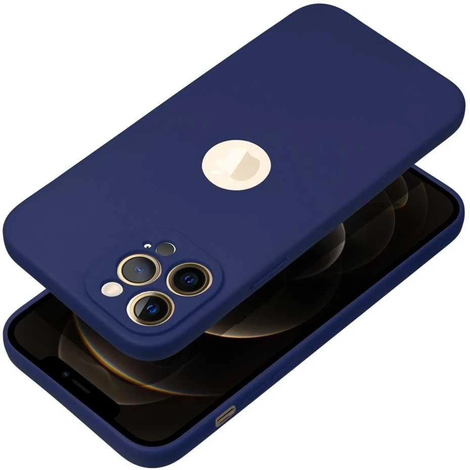 Dėklas Forcell Oem Case for iPhone 12 PRO MAX Soft dark mėlynas