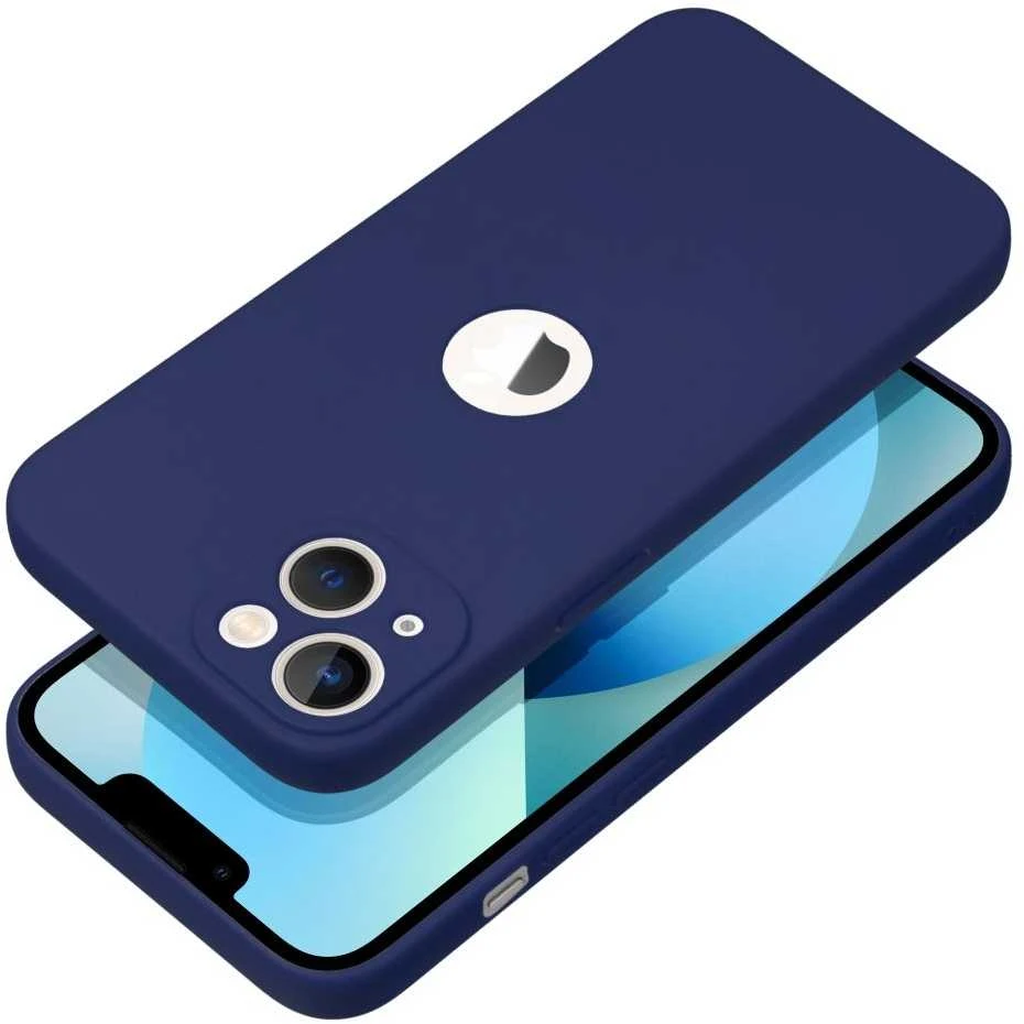 Forcell Oem dėklas, skirtas iPhone 13, minkštas, tamsiai mėlynas