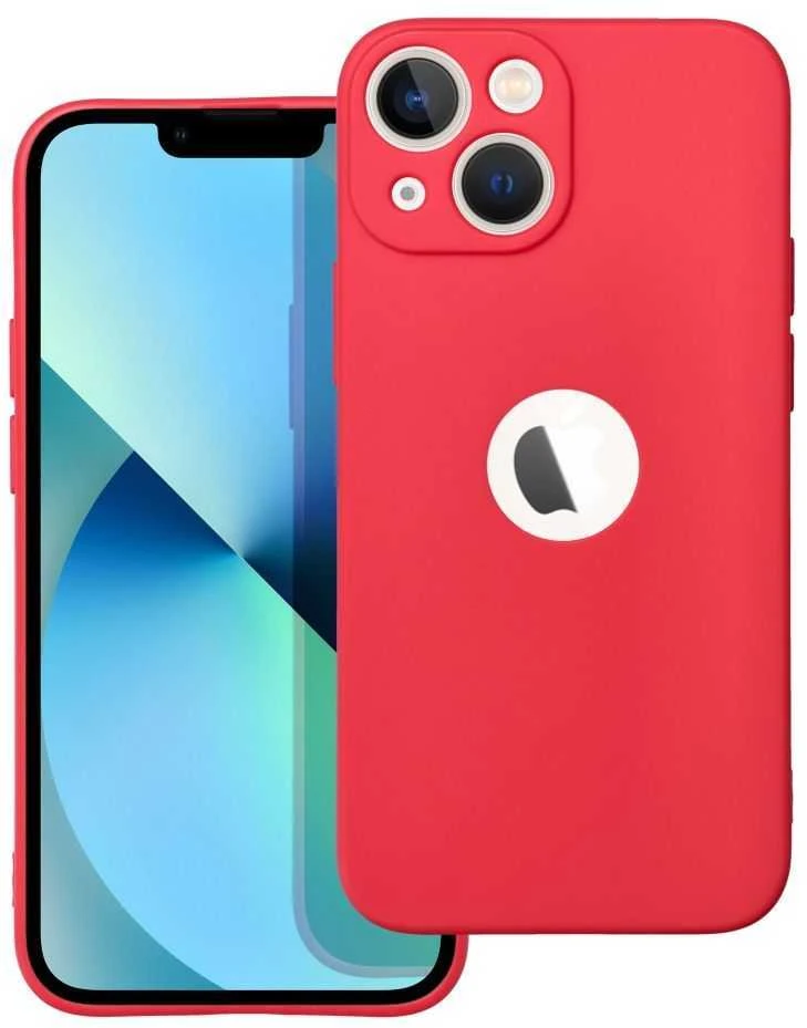 Forcell OEM dėklas, skirtas iPhone 13 MINI, minkštas, raudonas