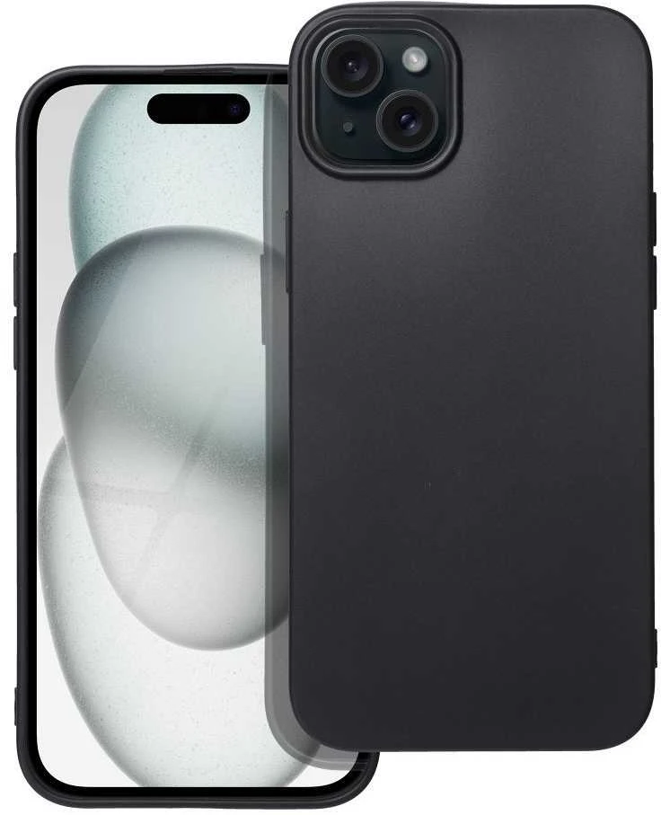 Dėklas Forcell Oem Case for iPhone 15 PLUS Soft juodas