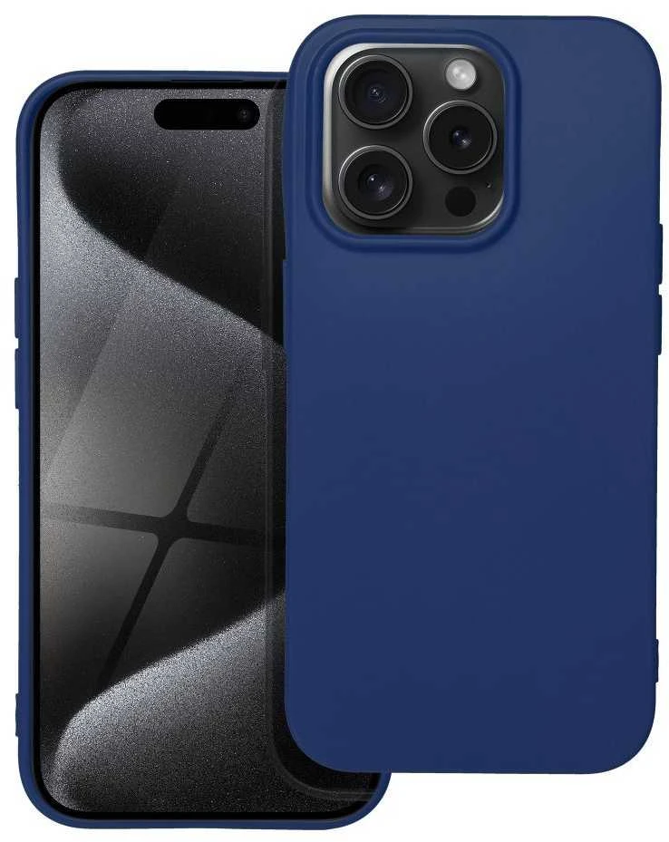 Dėklas Forcell Oem Case for iPhone 15 PRO Soft dark mėlynas