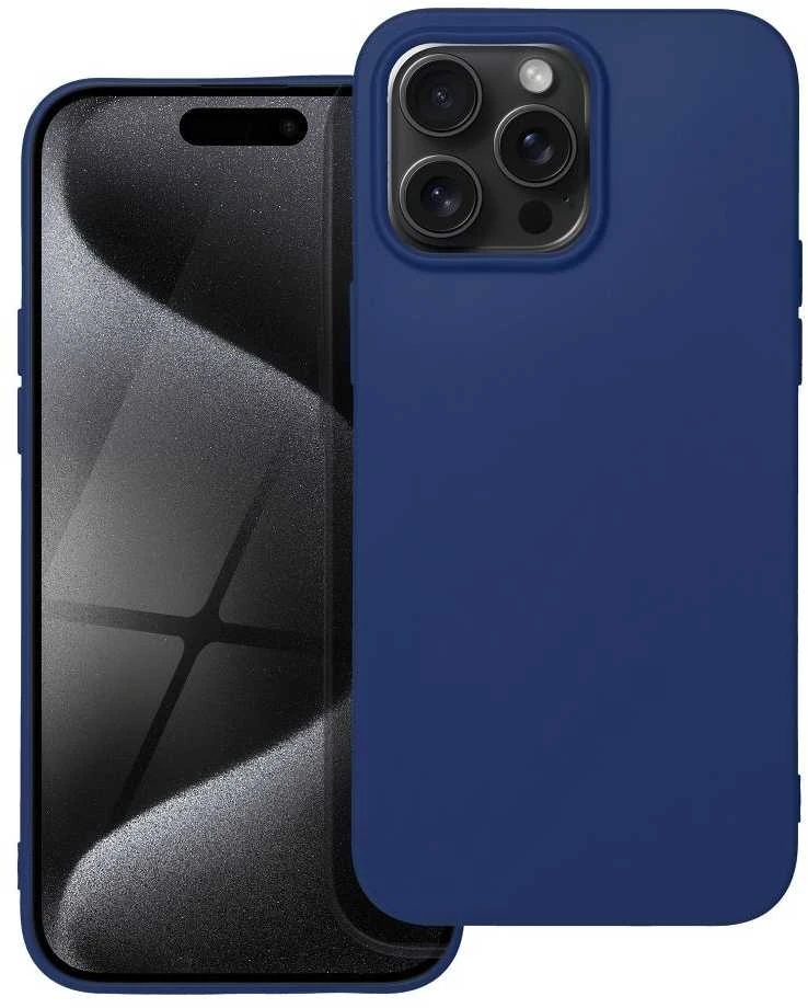 Dėklas Forcell Oem Case for iPhone 15 PRO MAX Soft dark mėlynas