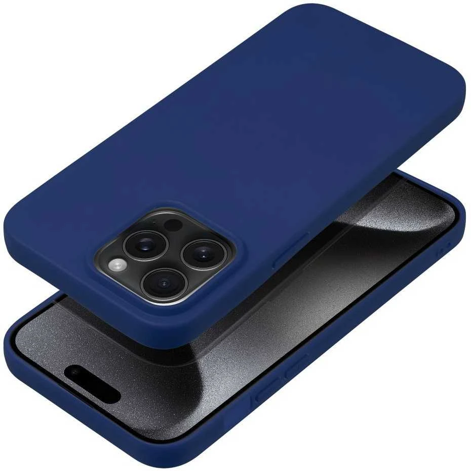 Dėklas Forcell Oem Case for iPhone 15 PRO MAX Soft dark mėlynas