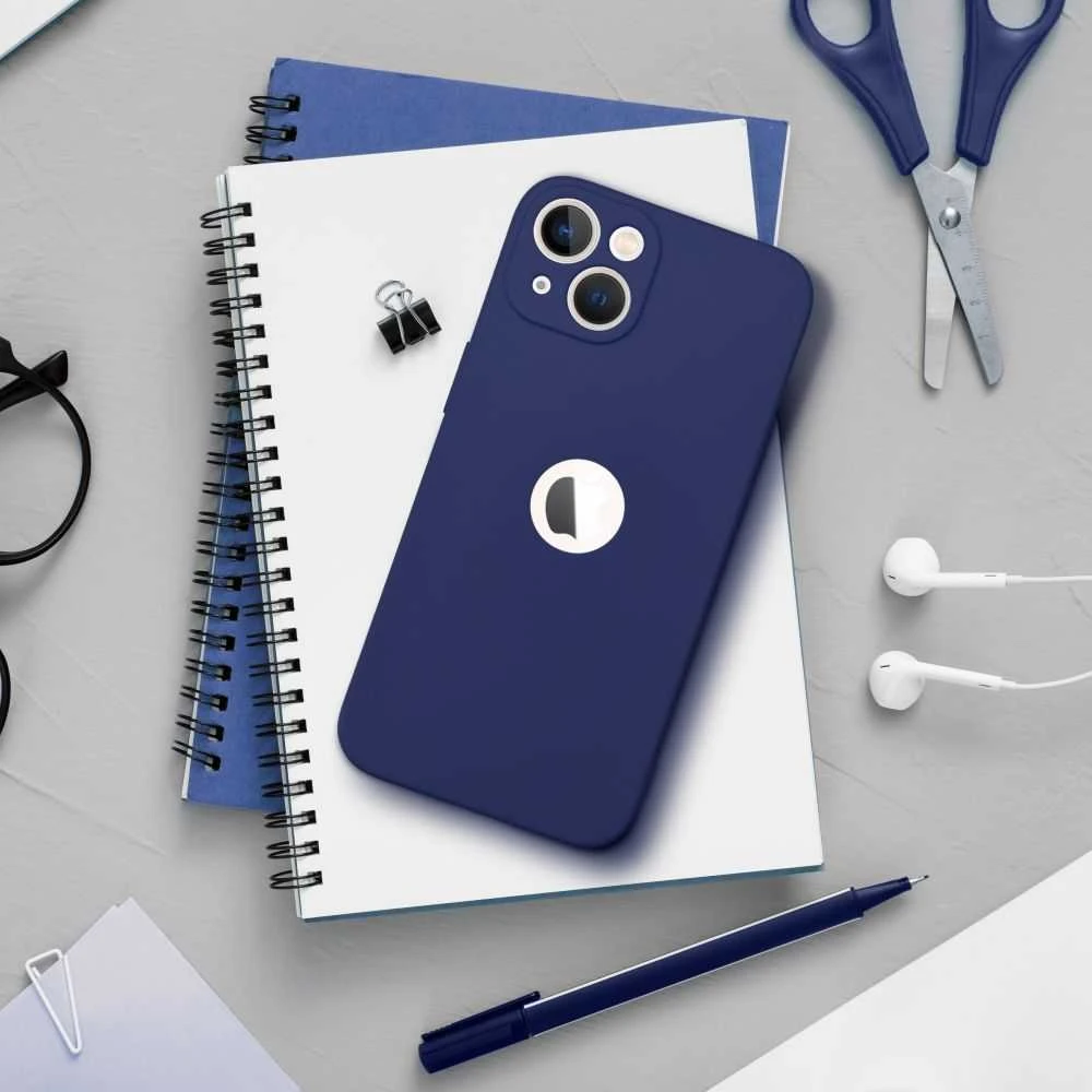 Dėklas Forcell Oem Case for iPhone 15 PRO MAX Soft dark mėlynas