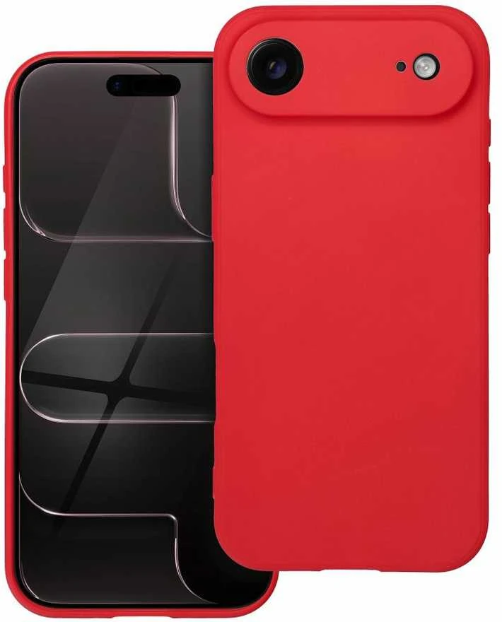 OEM dėklas, skirtas iPhone 17 AIR, minkštas, raudonas