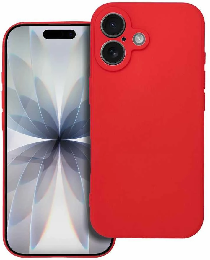 OEM dėklas, skirtas iPhone 17, minkštas, raudonas