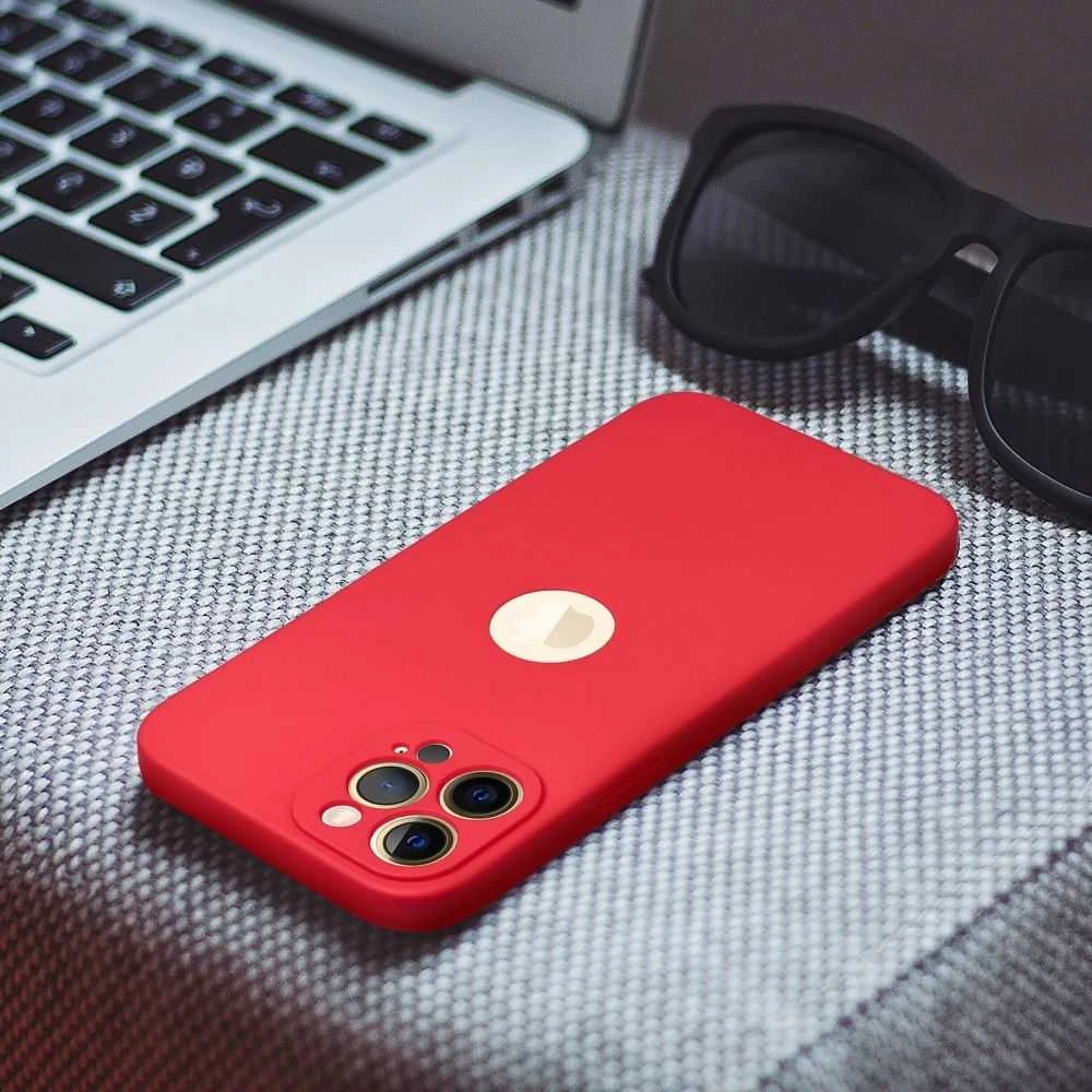 Forcell OEM dėklas, skirtas iPhone 13 MINI, minkštas, raudonas