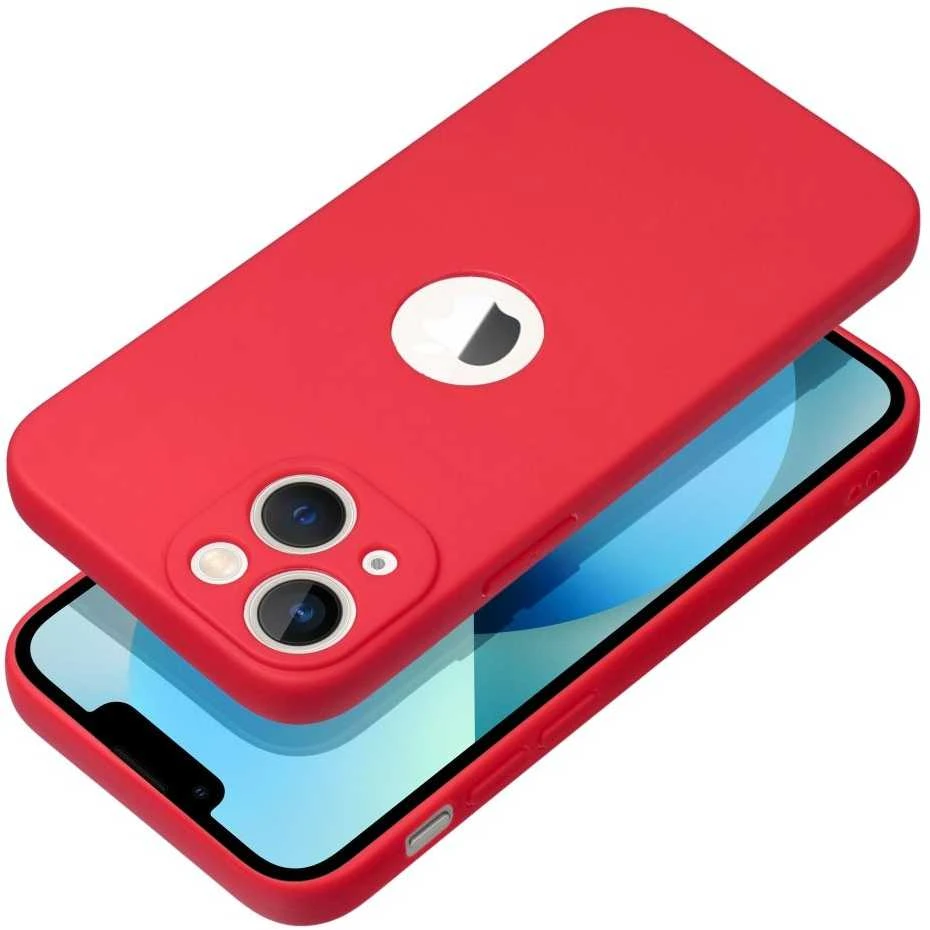 Forcell OEM dėklas, skirtas iPhone 13 MINI, minkštas, raudonas