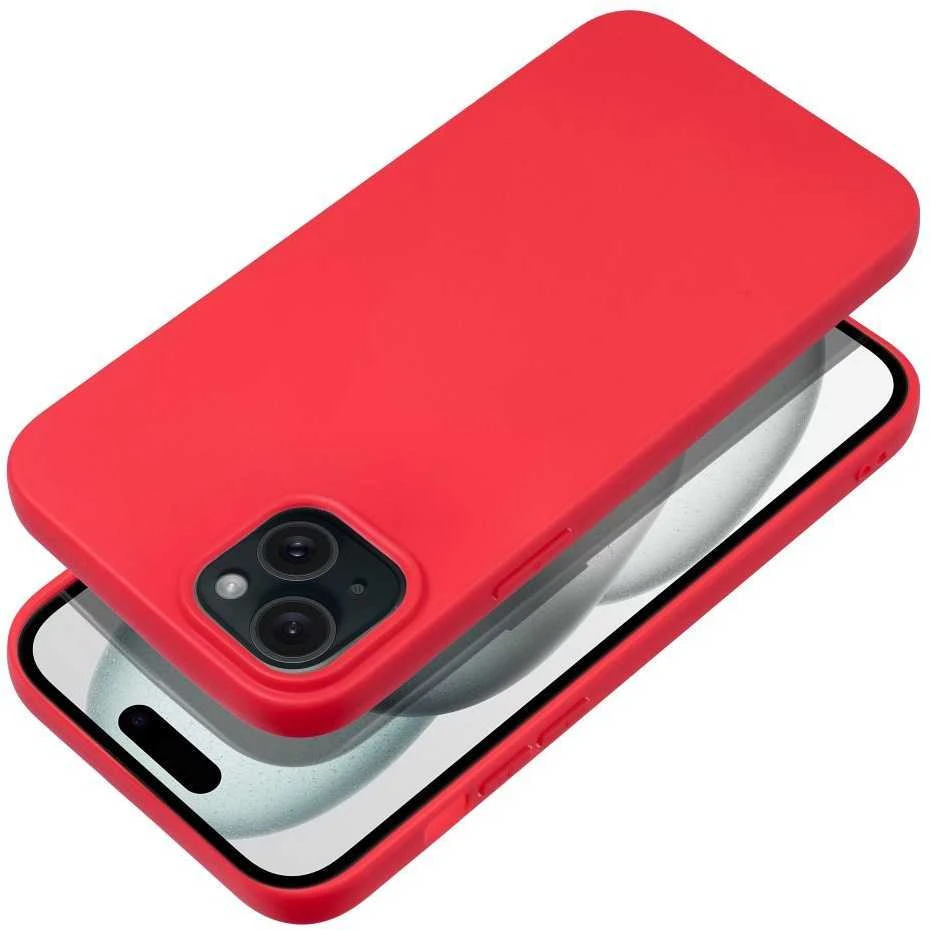 „Oem“ dėklas, skirtas „iPhone 15 PLUS“, minkštas, raudonas