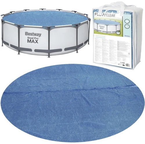 Bestway Šilumą sulaikantis baseino uždangalas Flowclear, 356cm